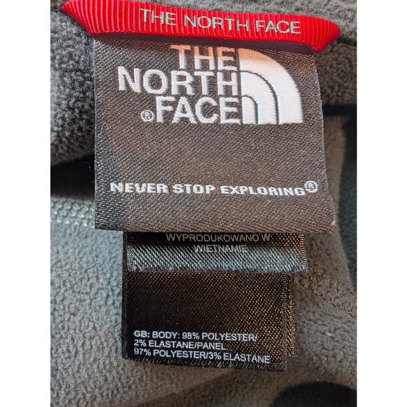 The North Face Men's Flashdry Jacket 3/4 zip Dark Gray Pullover Size Medium - Picture 6 of 7